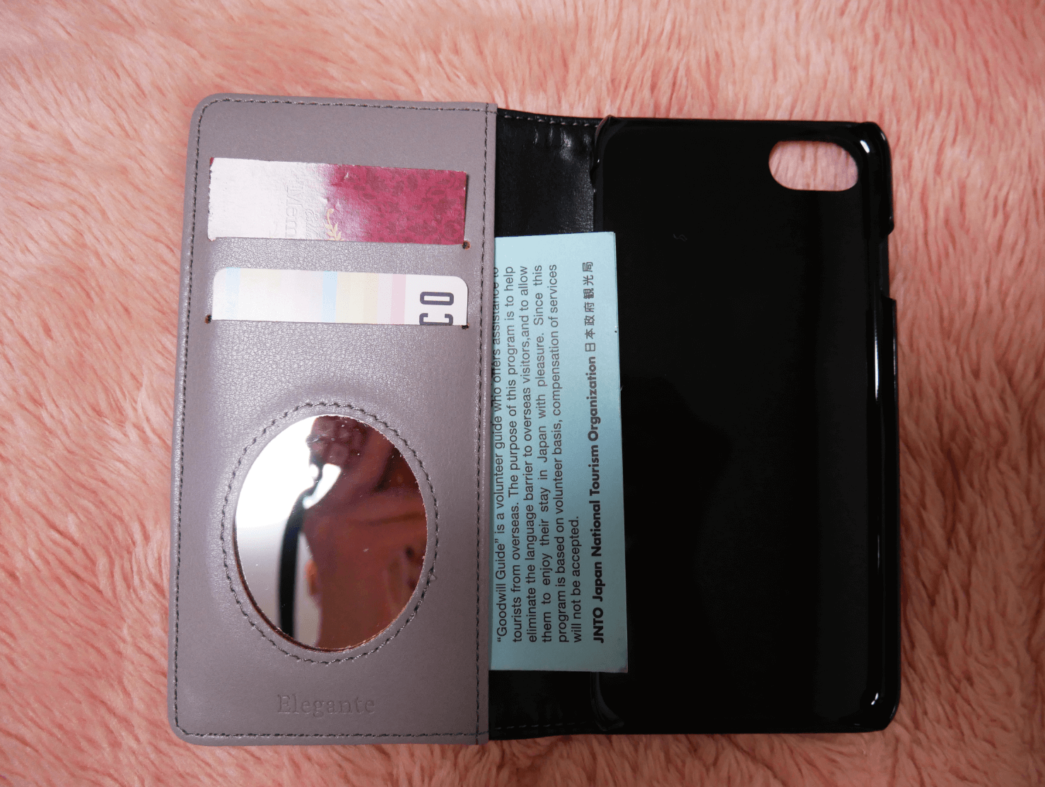 Eleganteの手帳型スマホケース