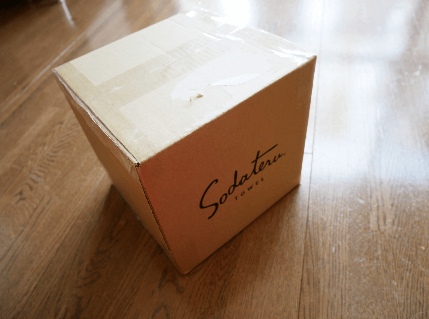 商品が届いたときの写真