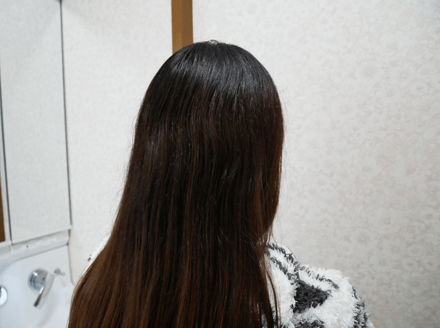 私の髪アフター