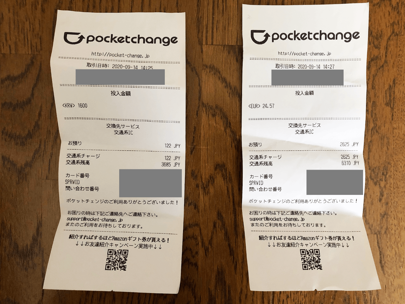 pocket change