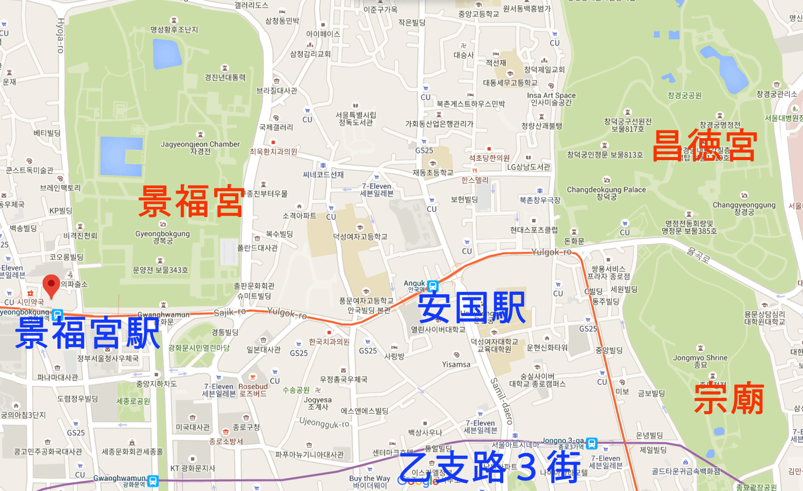 古宮の地図