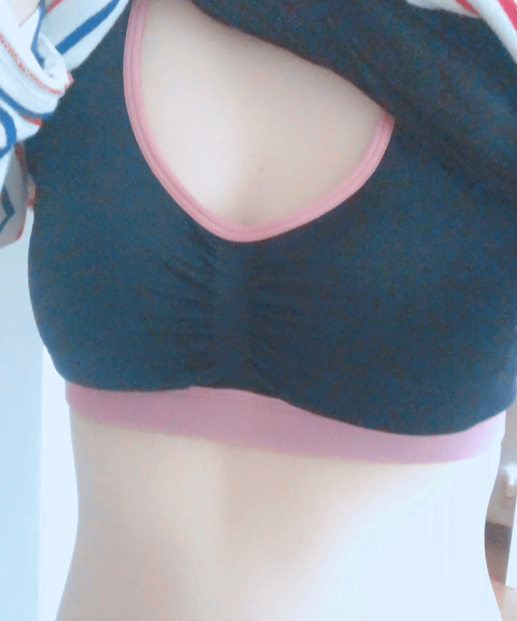 服の中のバストメイク