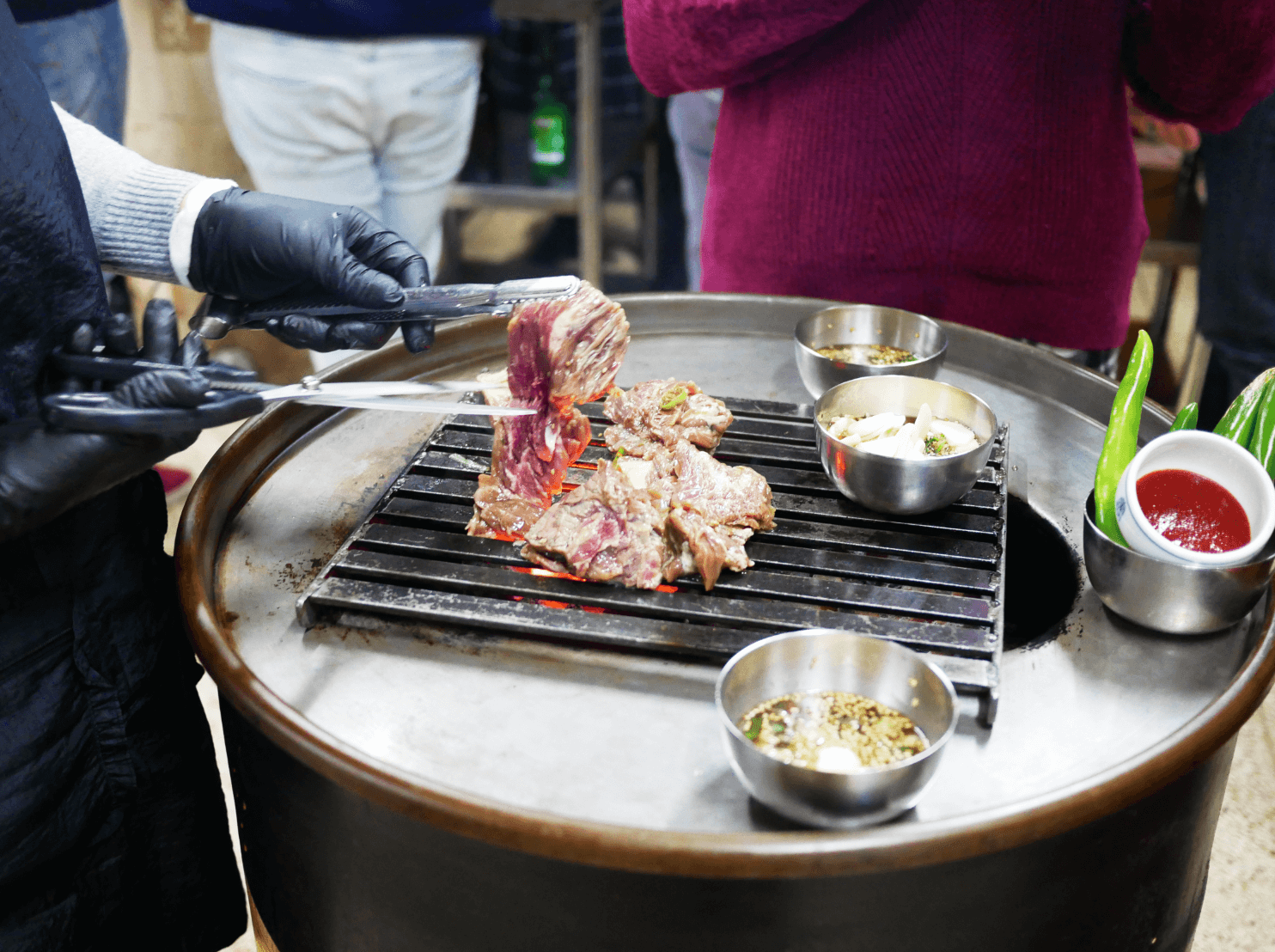 ドラム缶焼肉