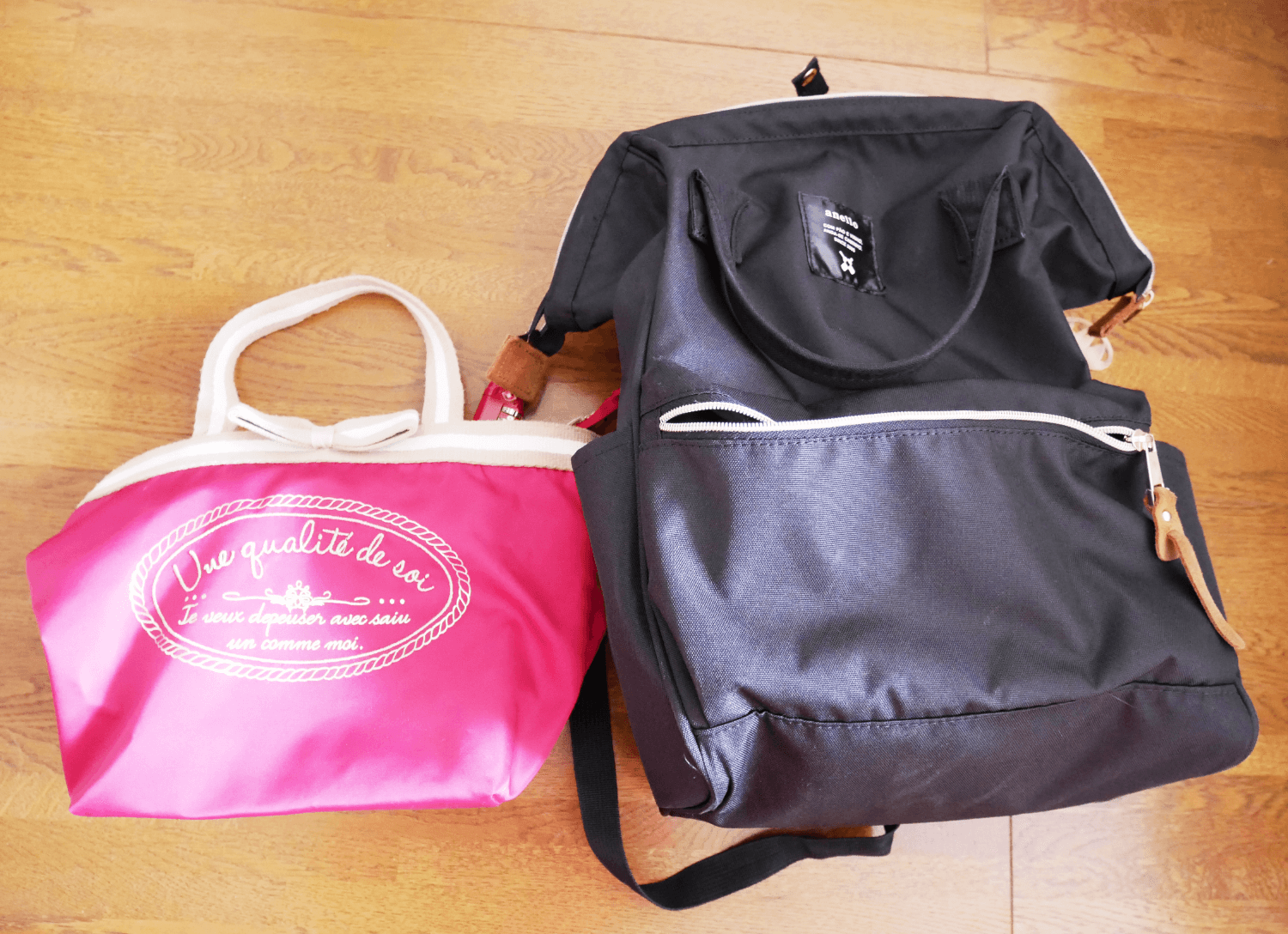 anello(アネロ)リュックと手提げのご紹介